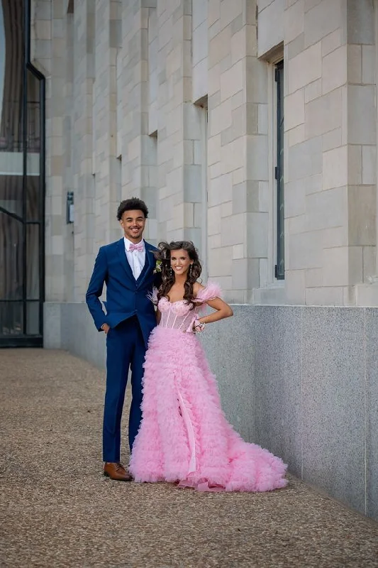 Overstock Sale mini dressPink Tulle Ruffled Gown,Tulle Prom Dress,Corset Tulle Evening Dress Y6093 Overstock Sale mini dressPink Tulle Ruffled Gown,Tulle Prom Dress,Corset Tulle Evening Dress Y6093