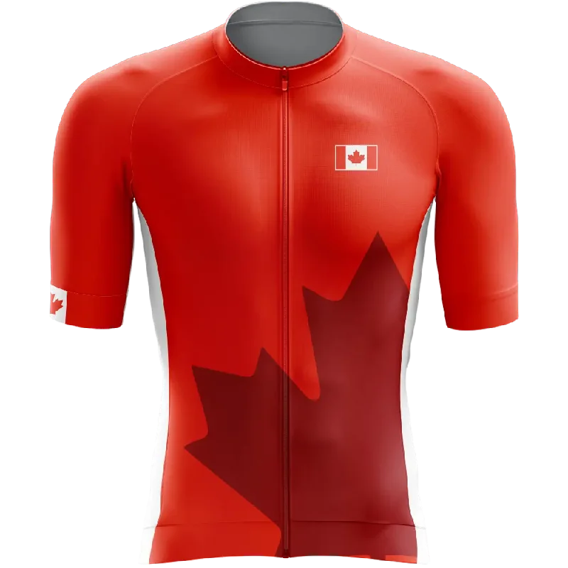 New Markdowns stylish sports hoodieCanada Elite Short Sleeve Cycling Jersey