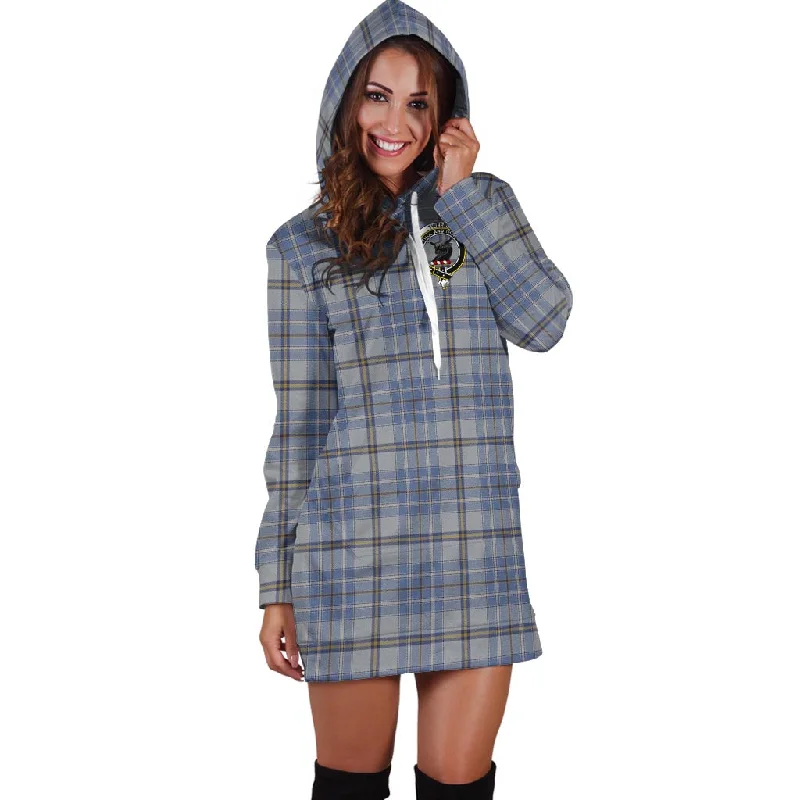 Fantastic Offers Tweedie Tartan Hoodie Dress with Family Crest