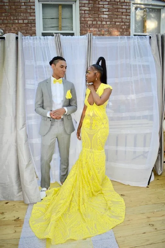 Price Rollback fitted dressYellow Mermaid Sequins Lace Afrcian Prom Dress Evening Dress Price Rollback fitted dressYellow Mermaid Sequins Lace Afrcian Prom Dress Evening Dress