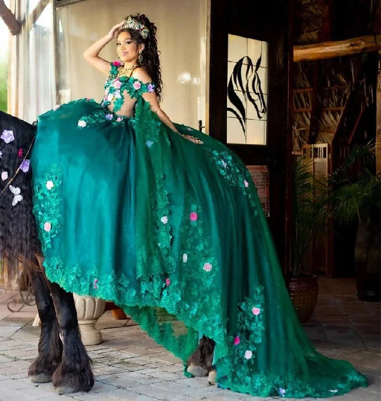 Huge Discounts tiered dressGreen Quinceanera Dresses Ball Gown Off The Shoulder Tulle Appliques Sweet 16 Dresses 15 Años Mexican Huge Discounts tiered dressGreen Quinceanera Dresses Ball Gown Off The Shoulder Tulle Appliques Sweet 16 Dresses 15 Años Mexican