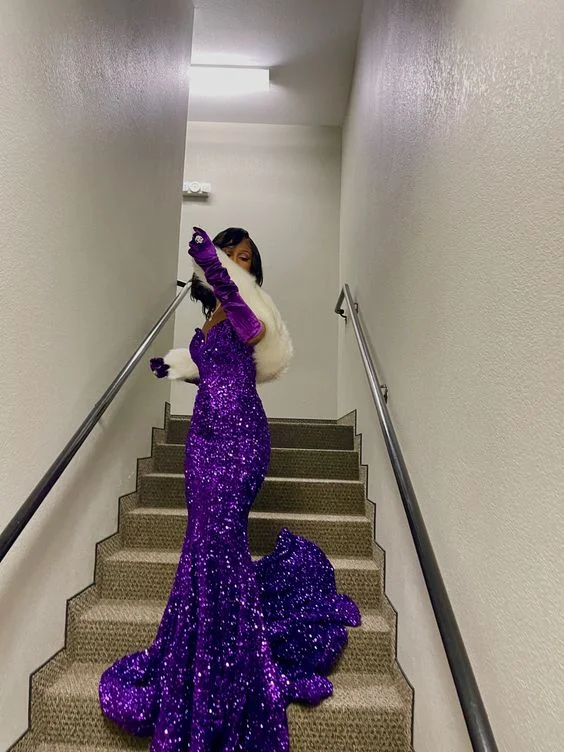 Special Savings tiered dressSparkly Purple Sequins Mermaid Evening Dress,Glam Dress Y5834 Special Savings tiered dressSparkly Purple Sequins Mermaid Evening Dress,Glam Dress Y5834