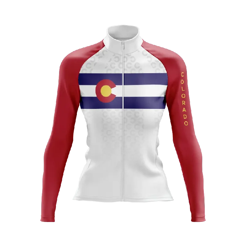 Hurry In sporty casual hoodieWomen's Colorado Long Sleeve Cycling Jersey