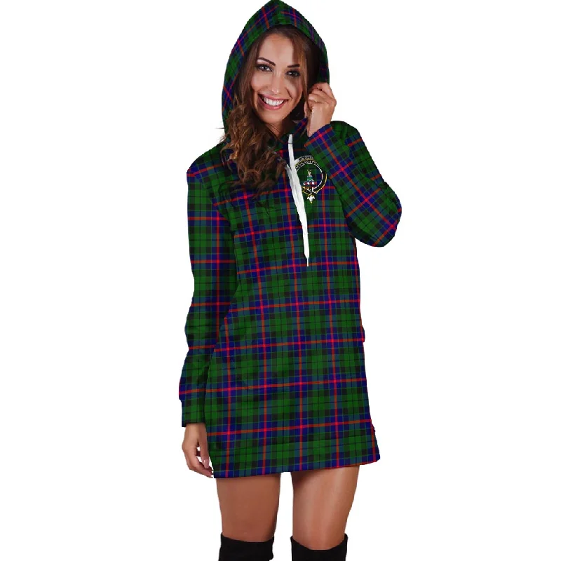 Fantastic Offers Morrison Modern Tartan Hoodie Dress with Family Crest