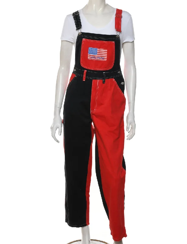Weekend Deal warm trench coatRed & Black Pinafore Dungarees - W30 L29