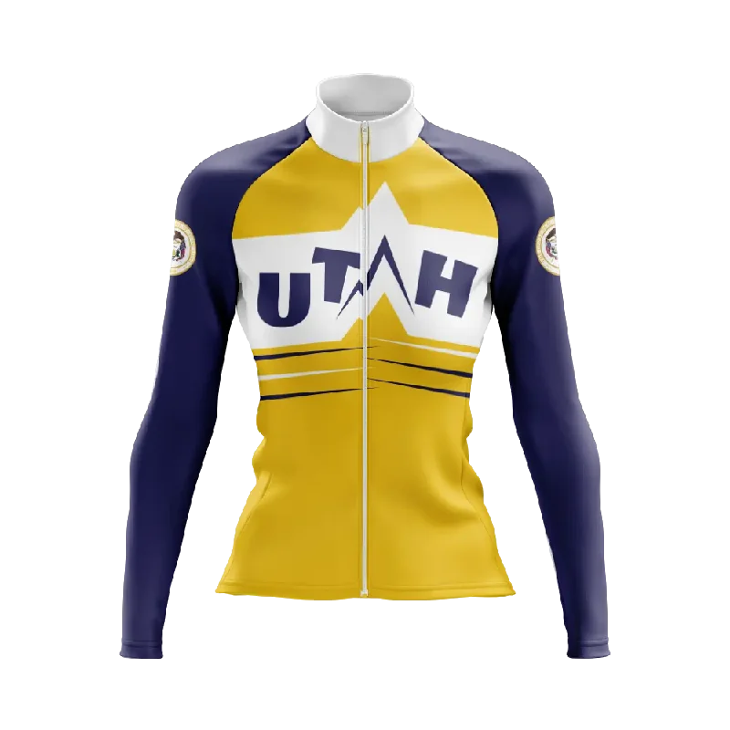 Exclusive Savings trendy gym wear hoodieWomen's Utah Long Sleeve Cycling Jersey