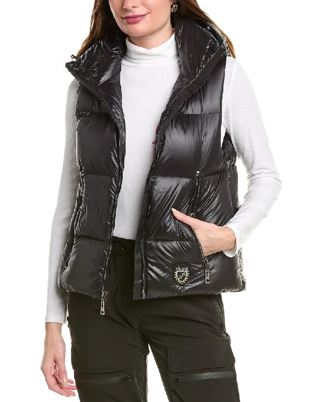 fashion coat with hoodSkea Mary Ultra Puffy Vest