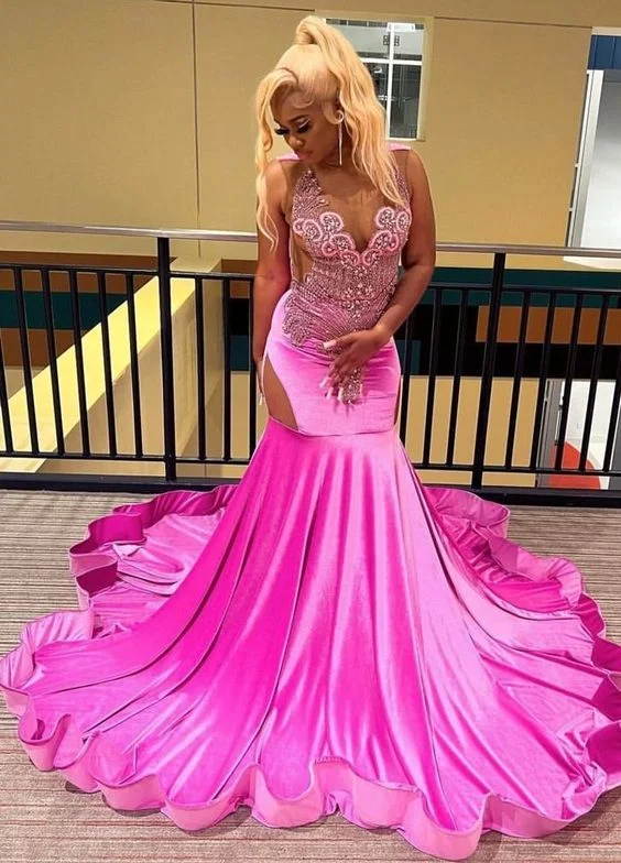 Year-End Clearance lace-up dressProm dress, african prom dress ,reception dress , homecoming
