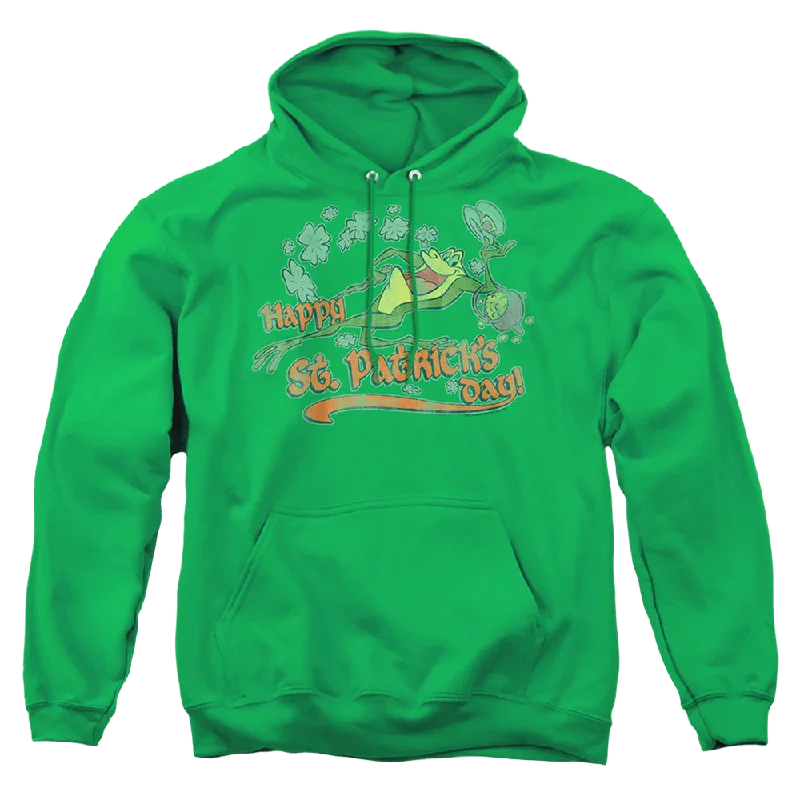 Members Only fashionable hoodieSt. Patrick's Day Looney Tunes/Michigan J - Pullover Hoodie