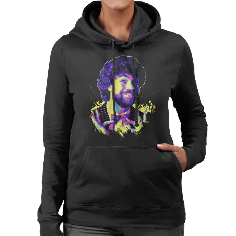 Deal Dash sporty hooded sweatshirtTV Times Matthew Kelly Bow Tie Pop Art Stylised Women's Hooded Sweatshirt Deal Dash sporty hooded sweatshirtTV Times Matthew Kelly Bow Tie Pop Art Stylised Women's Hooded Sweatshirt