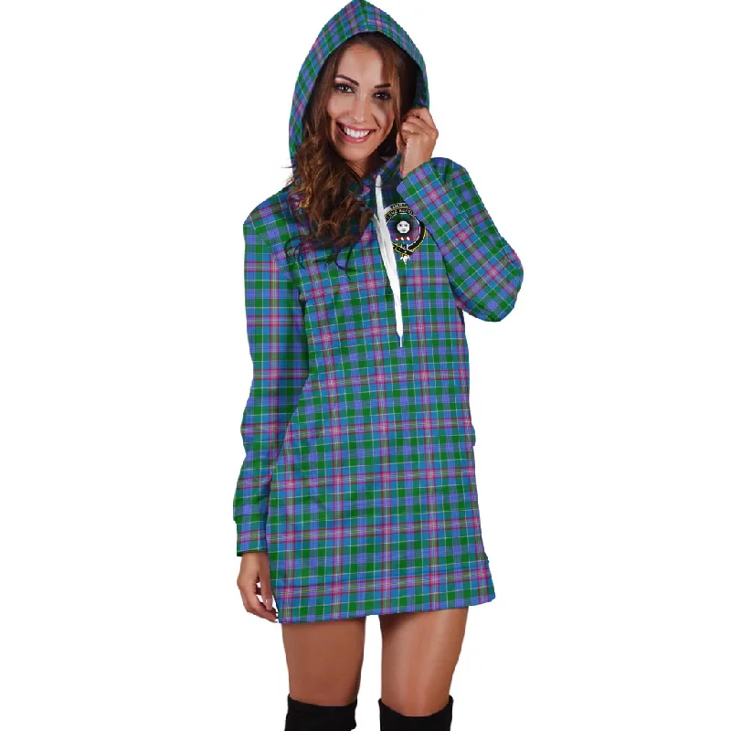 Epic Deals Pitcairn Tartan Hoodie Dress with Family Crest