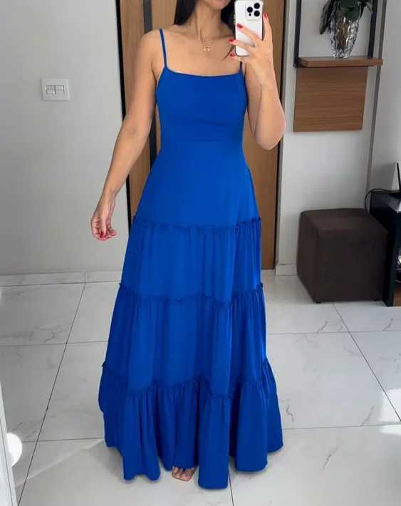 Deal Frenzy lace-up dressTrendy Royal Blue A-line Spaghetti Straps Prom Dress Y6838 Deal Frenzy lace-up dressTrendy Royal Blue A-line Spaghetti Straps Prom Dress Y6838