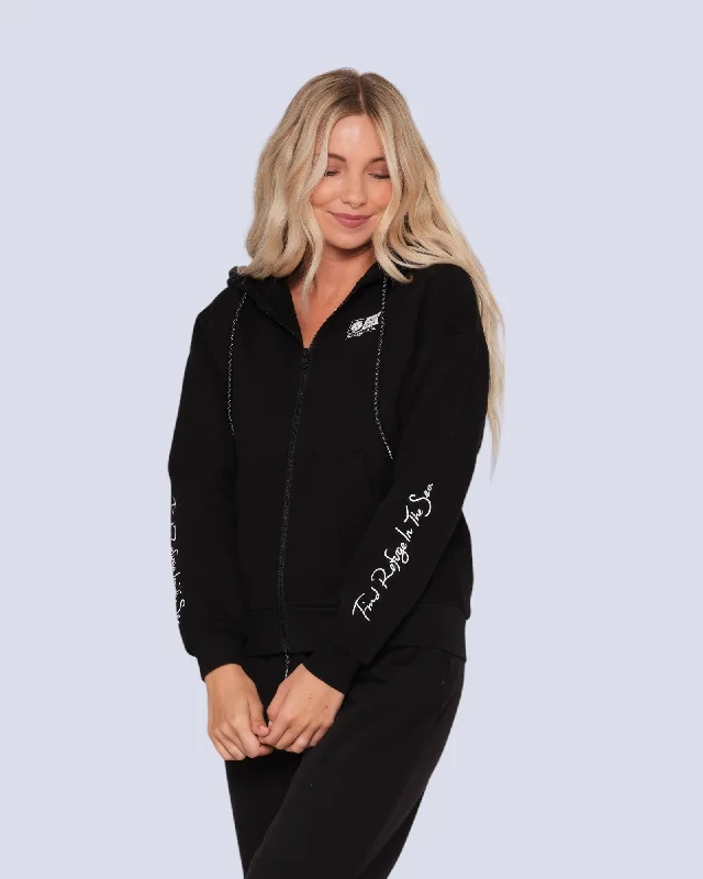 New Markdowns sleek gym hoodieAlpha Zip Hoody - Black