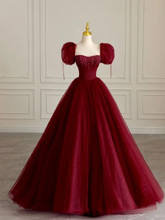 Deal Dash structured dressBurgundy evening dress long elegant evening gown for women Y6601 Deal Dash structured dressBurgundy evening dress long elegant evening gown for women Y6601