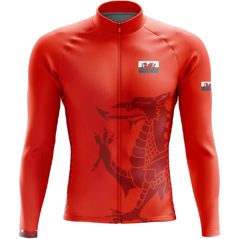 Deal Alert performance hoodie for gymWales Elite Long Sleeve Cycling Jersey