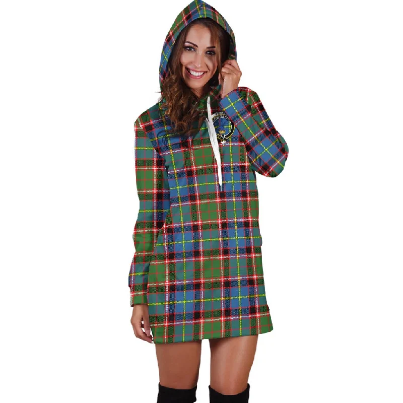 Take Advantage Stirling Bannockburn Tartan Hoodie Dress with Family Crest