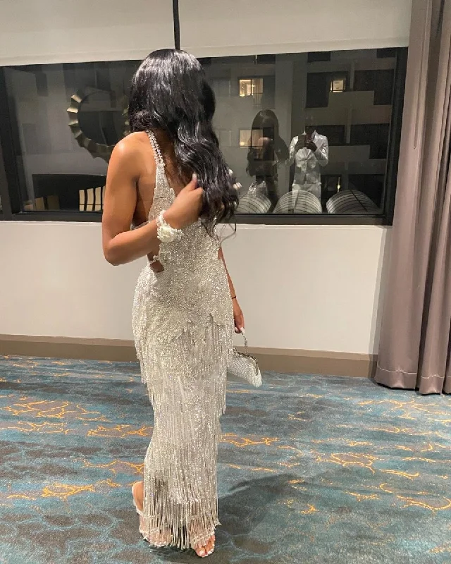 Unbeatable Prices vintage dressLuxurious Mermaid Sleeveless Evening Dress,Glam Dress Y5903 Unbeatable Prices vintage dressLuxurious Mermaid Sleeveless Evening Dress,Glam Dress Y5903