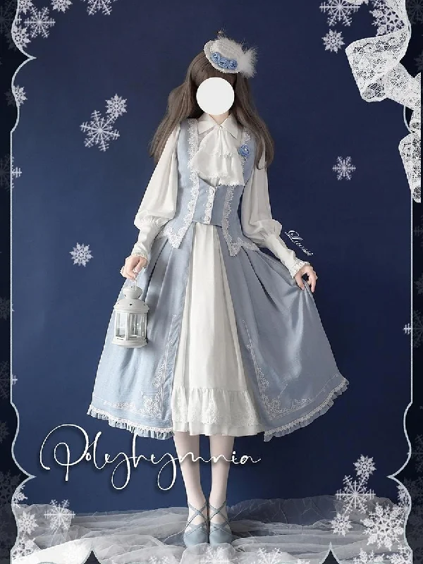 stylish dressPolyhymnia~Miss Leisha~Classic Lolita Skirt Set Elegant Winter Cape