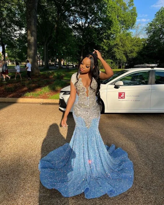 Today's Special t-shirt dressBlue prom dress,sexy shimmering blue evening gown Y6557 Today's Special t-shirt dressBlue prom dress,sexy shimmering blue evening gown Y6557