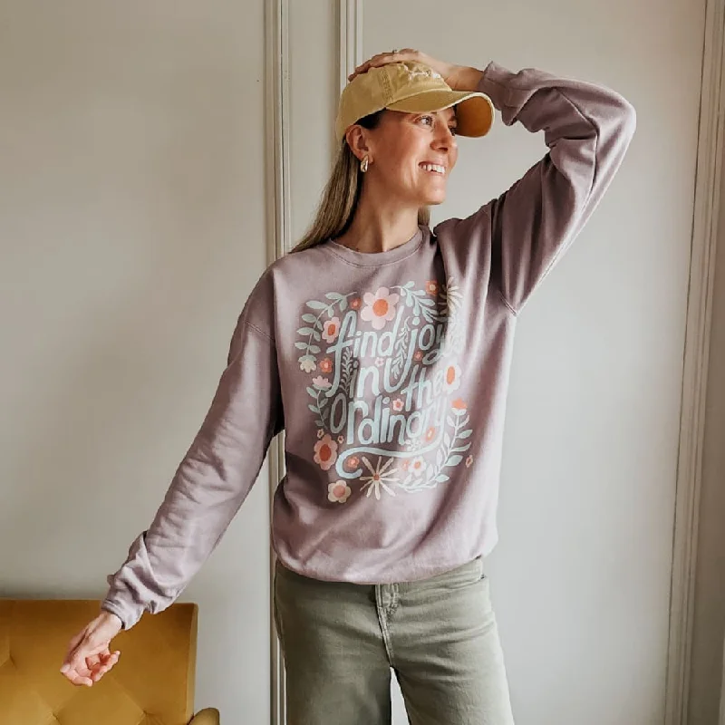 cozy workout hoodieJoy In The Ordinary Crewneck