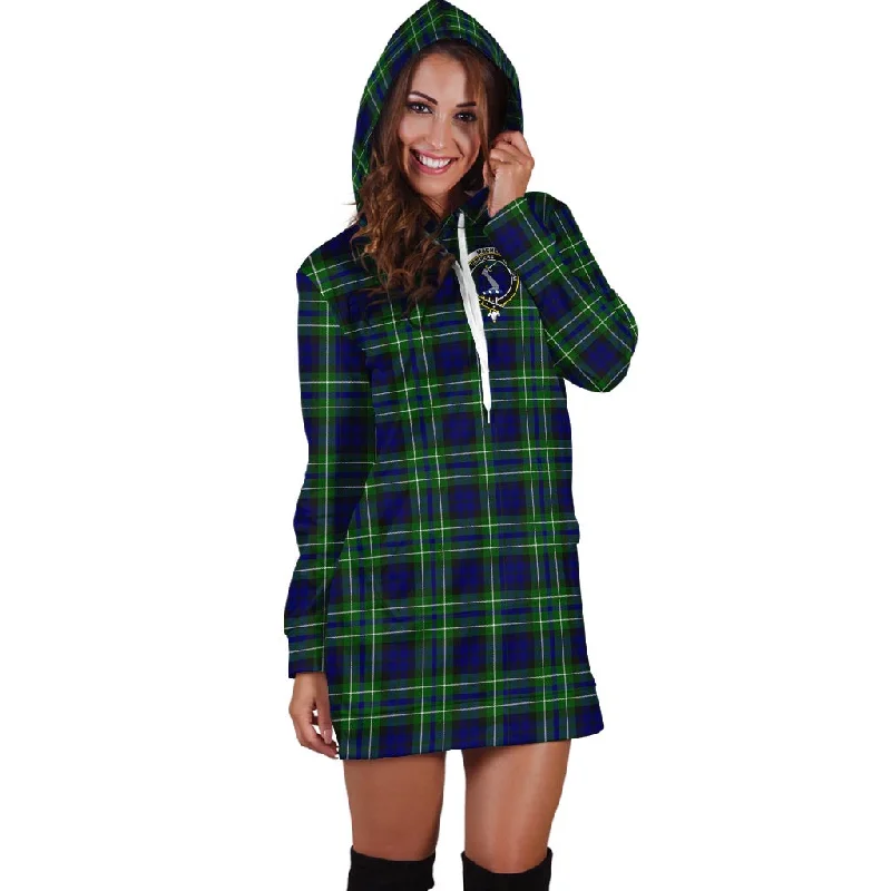New Markdowns MacNeil of Colonsay Modern Tartan Hoodie Dress with Family Crest