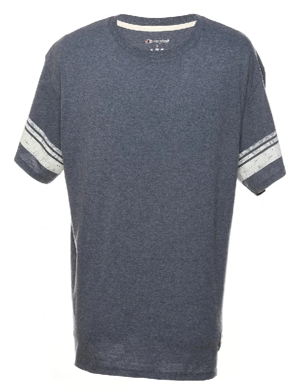 Bargain Blast fashion coat with hoodChampion Grey Plain T-shirt - L
