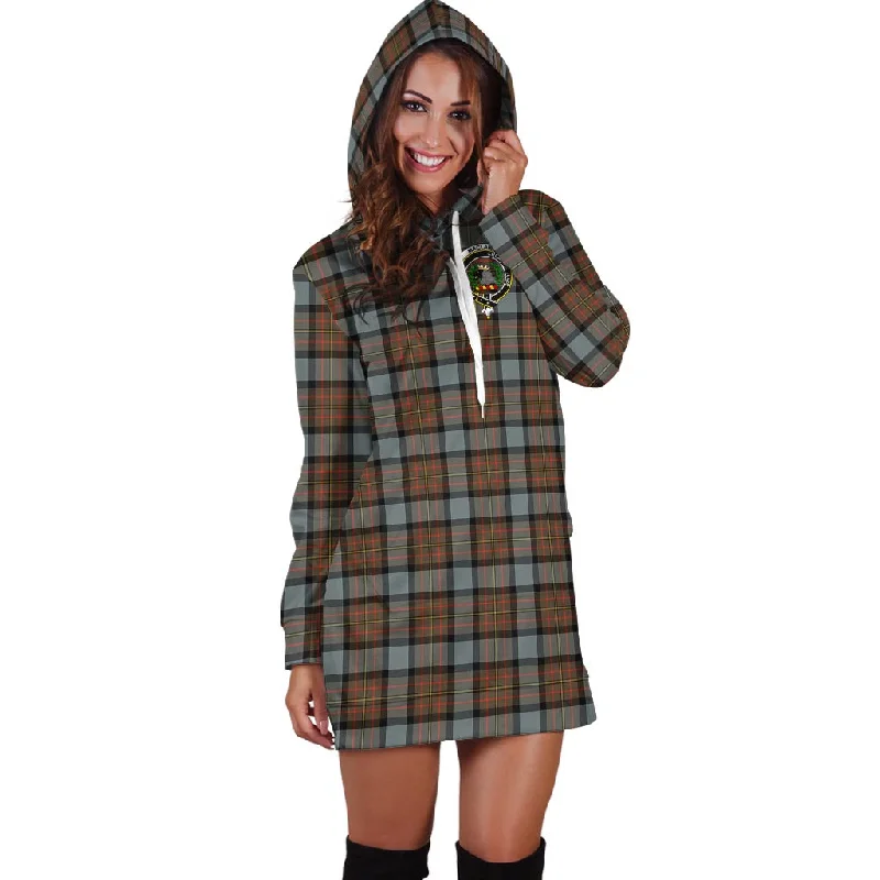 Extra Savings MacLaren Weathered Tartan Hoodie Dress with Family Crest