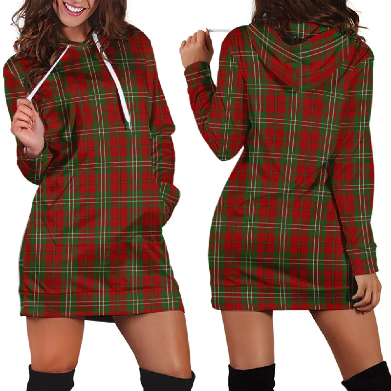 Year-End Sale Scott Tartan Hoodie Dress