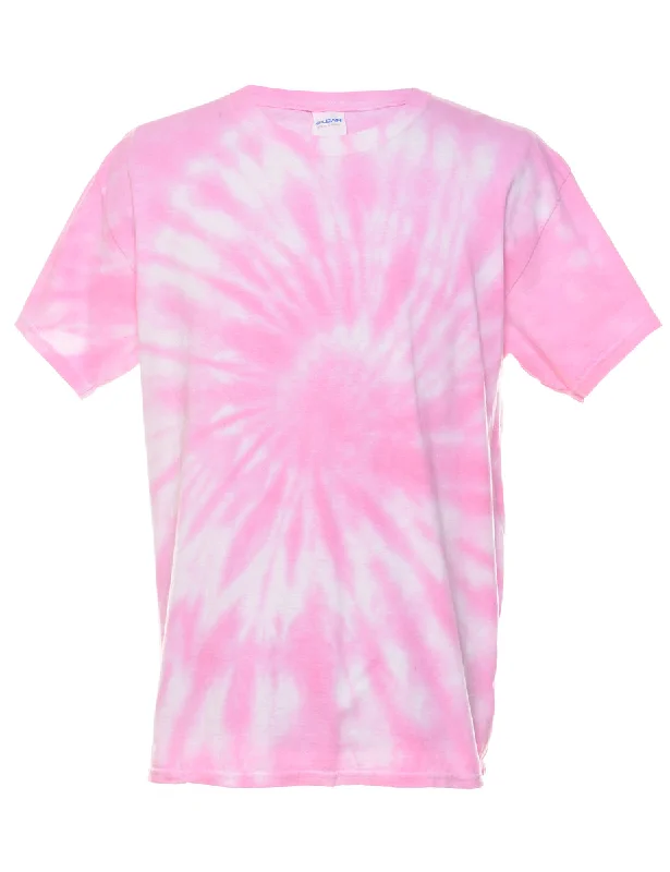 windproof jacketPink Tie Dye T-shirt - L