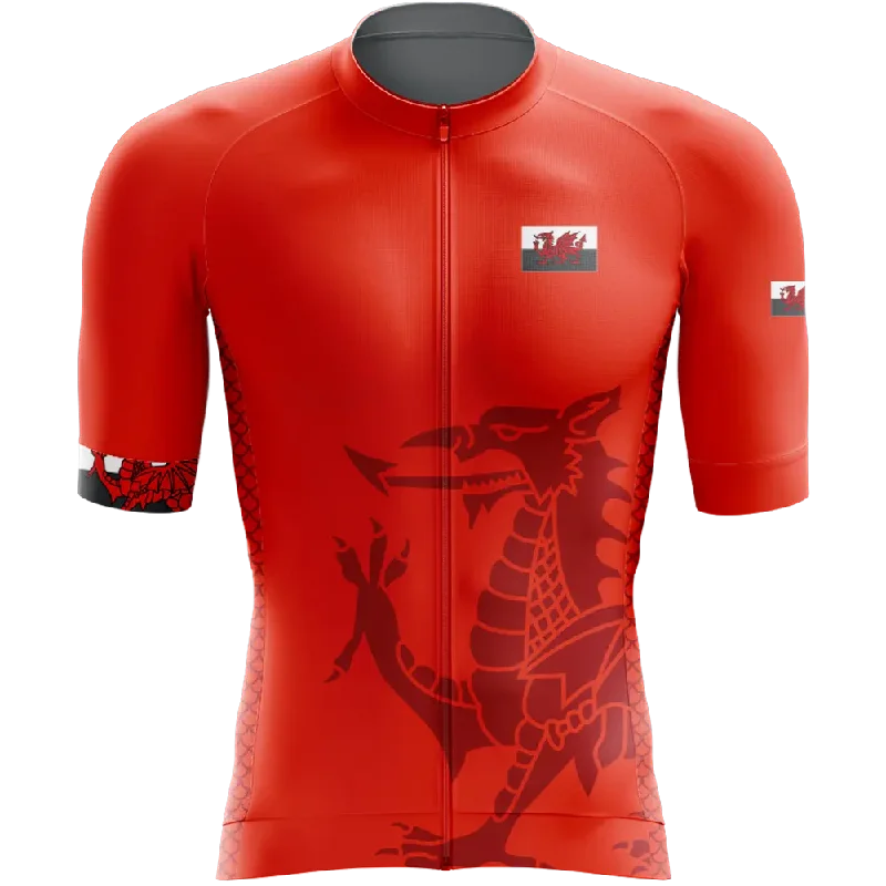 athletic style hoodieWales Elite Short Sleeve Cycling Jersey