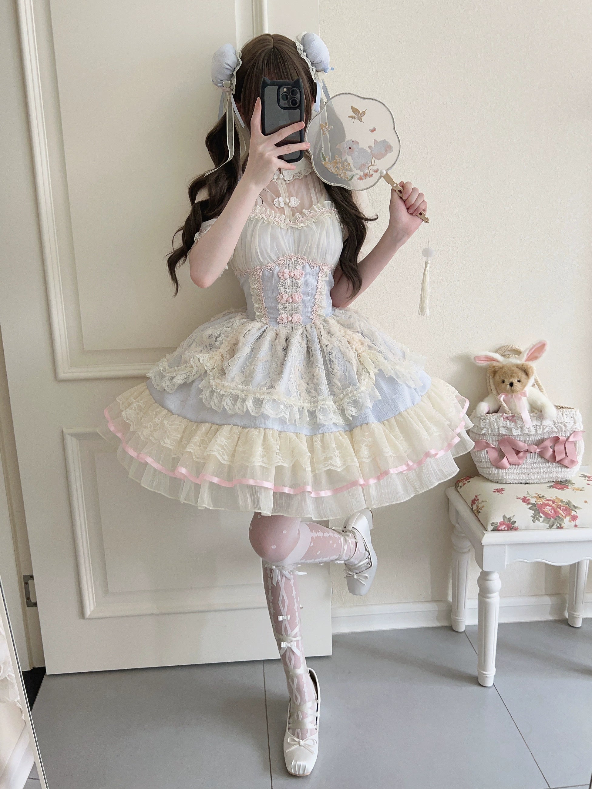 YEAR-End Sale casual dressSugar Girl~Hua Ji Fu Lei~Chinese Style Lolita JSK Dress Ballet Style Innerwear Set YEAR-End Sale casual dressSugar Girl~Hua Ji Fu Lei~Chinese Style Lolita JSK Dress Ballet Style Innerwear Set