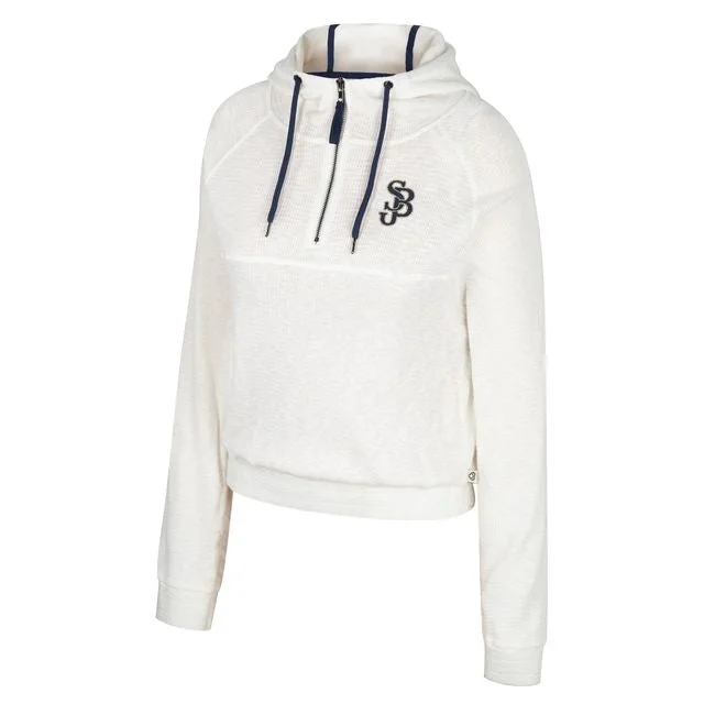 Doorbuster Deal cool activewear hoodieWomen's Trainer Sweater Waffle 1/4 Zip