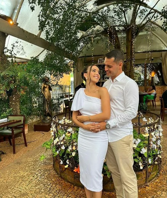 Bargain Blast satin dressElegant White One Shoulder Short Wedding Dress,White Bridal Gown Y6942 Bargain Blast satin dressElegant White One Shoulder Short Wedding Dress,White Bridal Gown Y6942