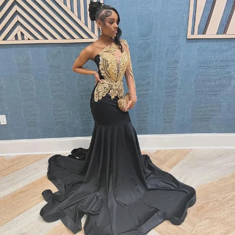 Unmissable Offer sleek midi dressSexy One Shoulder Mermaid Prom Dresses for Black Girl 2024 Luxury Gold Lace Appliques Plus Size Formal Evening Occasion Gown ves Unmissable Offer sleek midi dressSexy One Shoulder Mermaid Prom Dresses for Black Girl 2024 Luxury Gold Lace Appliques Plus Size Formal Evening Occasion Gown ves