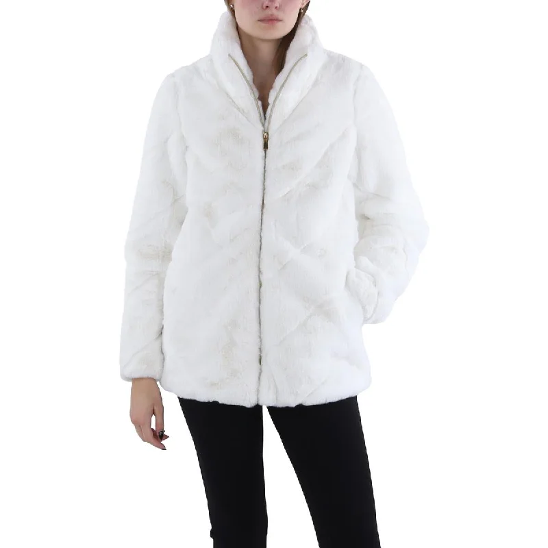 Today’s Special casual utility jacketWomens Faux Fur Cold Weather Faux Fur Coat