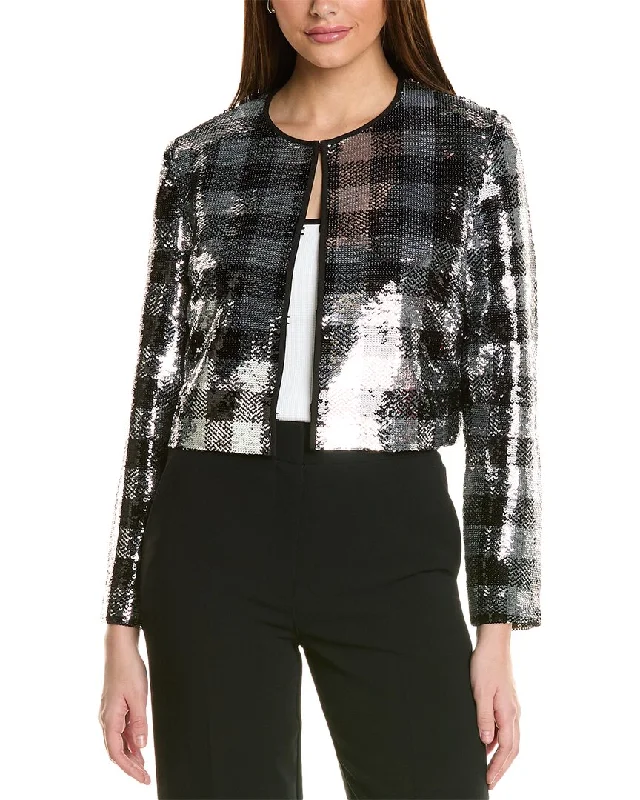 wool coatSt. John Sequin Jacket