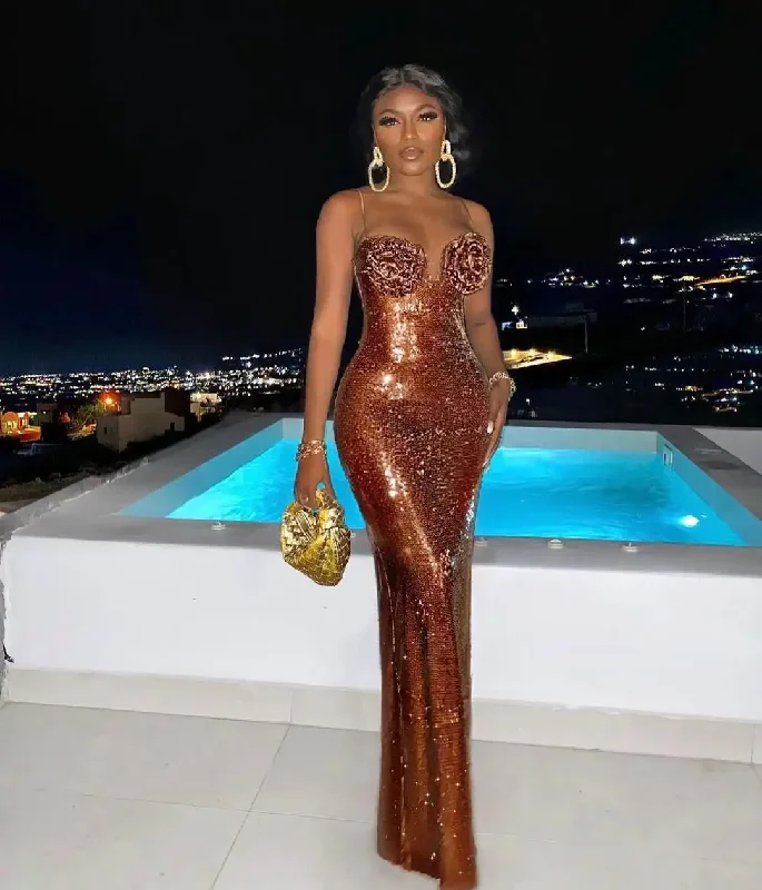 Reduced Prices trendy dressNew Summer Style Brown Sequines Shinning Sexy Bodycon Long Dress Women Sexy Strap Elegant Evening Party Dress Prom Dress Reduced Prices trendy dressNew Summer Style Brown Sequines Shinning Sexy Bodycon Long Dress Women Sexy Strap Elegant Evening Party Dress Prom Dress