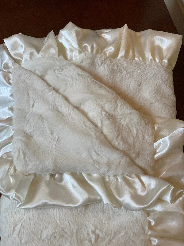 elegant evening dressMinky Ivory Blanket