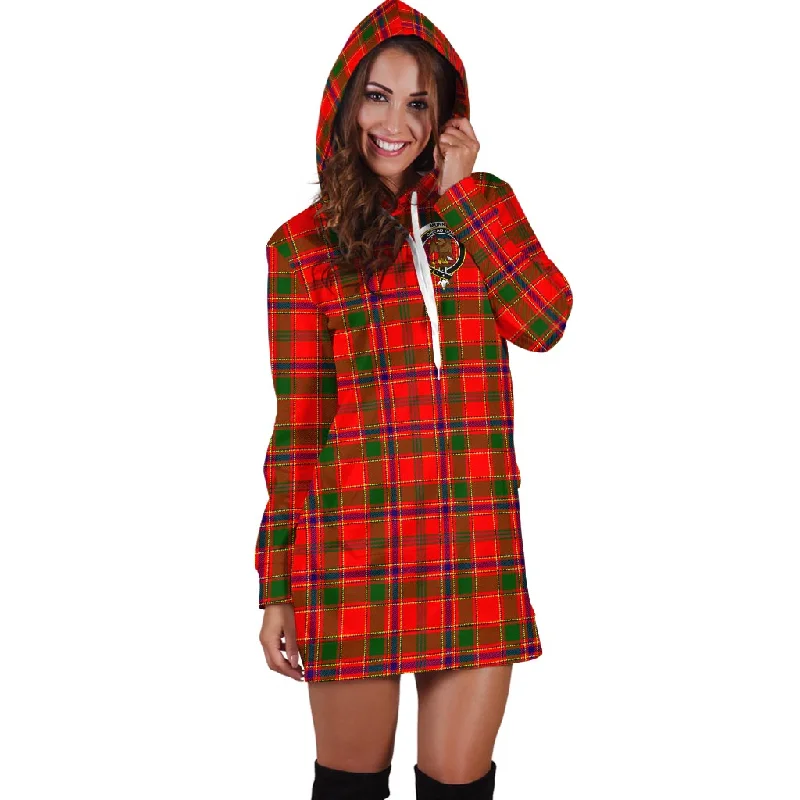 Super Sale Munro Modern Tartan Hoodie Dress with Family Crest
