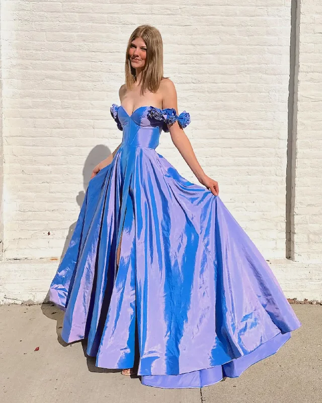 Limited Quantity boho dressMatching Simple Off-the-shoulder A-line Cocktail Dresses Fold Stain Customized dress