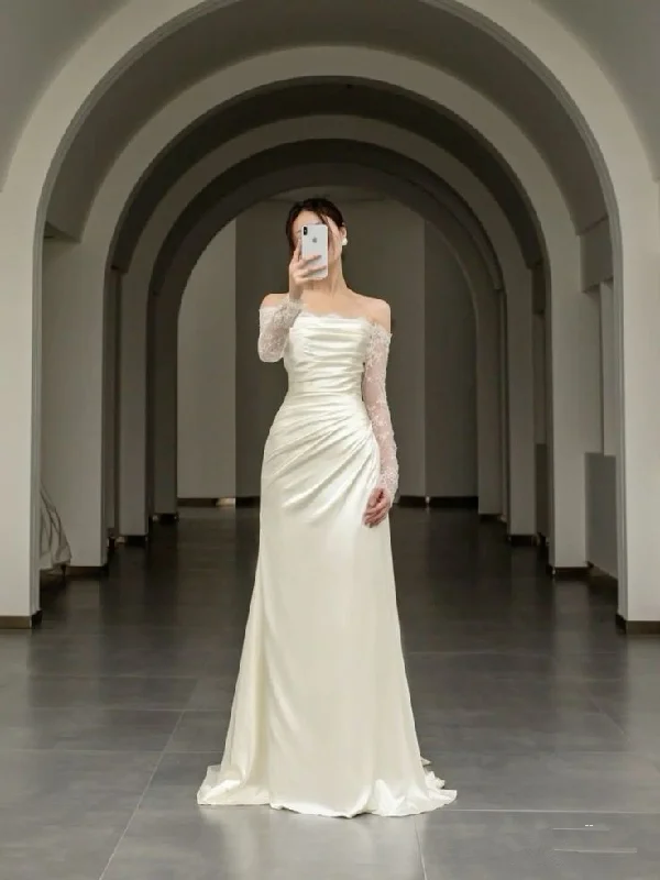 Don't Miss romantic dressElegant Mermaid Long Sleeves Wedding Dress,Bridal Dress Y7152 Don't Miss romantic dressElegant Mermaid Long Sleeves Wedding Dress,Bridal Dress Y7152