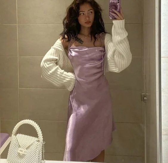 Today's Special floral dressSpaghetti Straps Purple Silk Midi Prom Dress Classic Prom Dress Y6921 Today's Special floral dressSpaghetti Straps Purple Silk Midi Prom Dress Classic Prom Dress Y6921