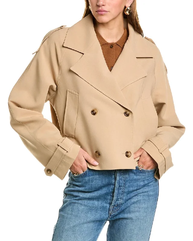 Value Deals soft coatSophie Rue Cropped Mini Trench Coat
