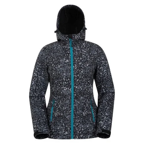 Time-Limited Offer padded coatMountain Warehouse Womens/Ladies Exodus Animal Print Water Resistant Soft Shell Jacket