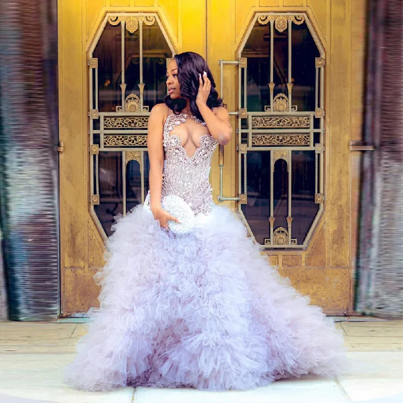 Weekend Deal trendy bodycon dressStunning Luxury Crystal Mermaid Evening Dresses With Voluminous Ruched Tulle Bottom Long Maxi Gowns Wedding Gowns African Dress Weekend Deal trendy bodycon dressStunning Luxury Crystal Mermaid Evening Dresses With Voluminous Ruched Tulle Bottom Long Maxi Gowns Wedding Gowns African Dress