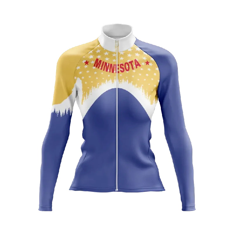 Final Markdown comfy workout wear hoodieWomen's Minnesota Long Sleeve Cycling Jersey Final Markdown comfy workout wear hoodieWomen's Minnesota Long Sleeve Cycling Jersey