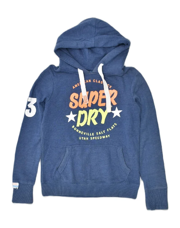 Big Savings warm pullover hoodieSUPERDRY Womens Graphic Hoodie Jumper UK 10 Small Blue Cotton Big Savings warm pullover hoodieSUPERDRY Womens Graphic Hoodie Jumper UK 10 Small Blue Cotton
