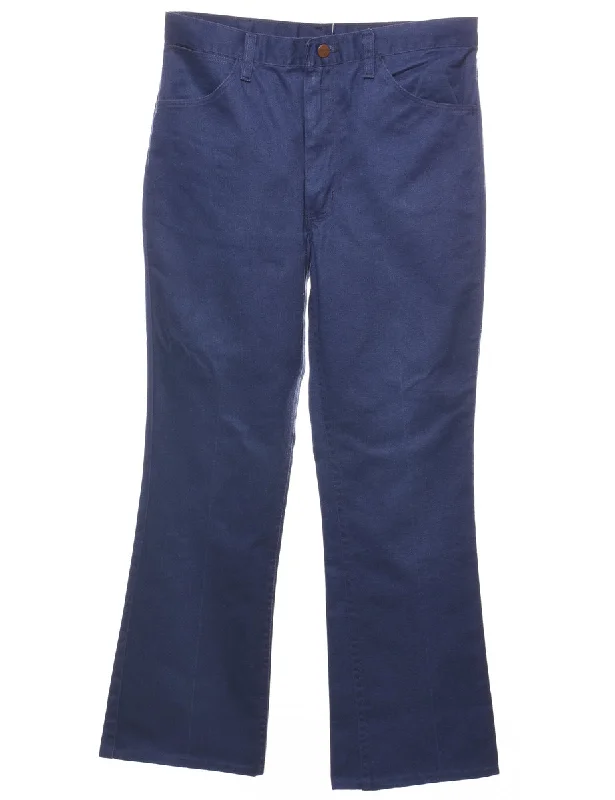 Navy Trousers - W32 L29