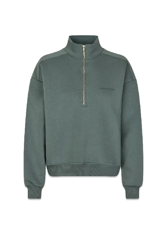 Sale Event streetwear gym sweatshirtTiaMD t-neck - Balsam Green