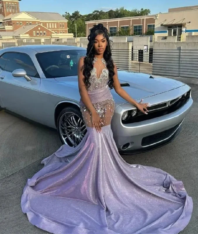 Price Smash casual evening dressSparkly Lilac Long Prom Dress 2024 Beads Crystals Rhinestones Court Train Glitter Birthday Party Gown Wedding Reception Robe Price Smash casual evening dressSparkly Lilac Long Prom Dress 2024 Beads Crystals Rhinestones Court Train Glitter Birthday Party Gown Wedding Reception Robe